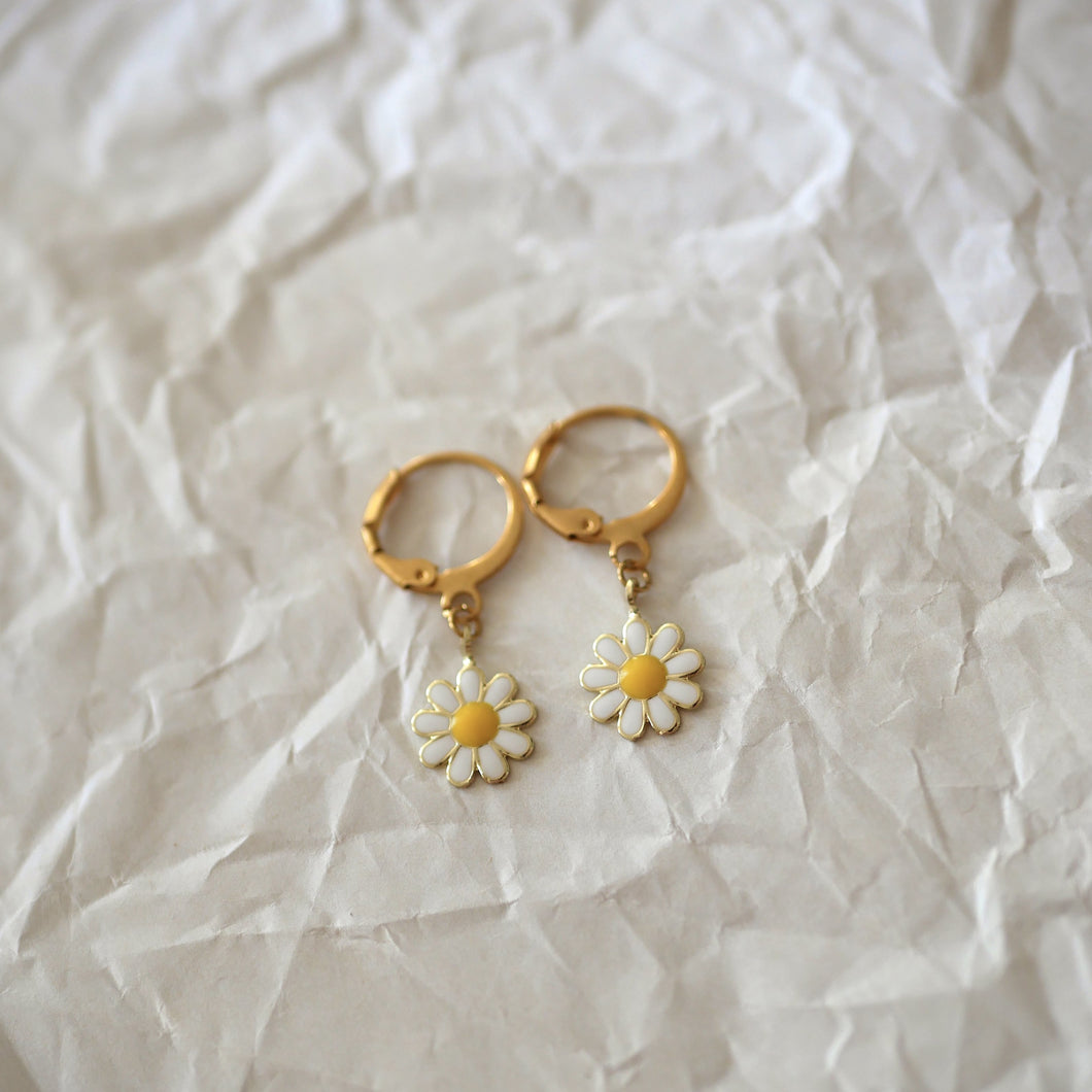 Boucles d'oreille Marguerite